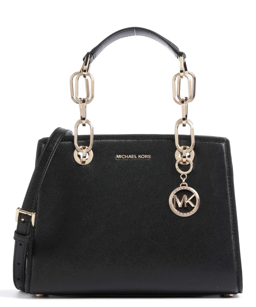 

Сумочка Cynthia из мелкозернистой яловой кожи Michael Kors, черный