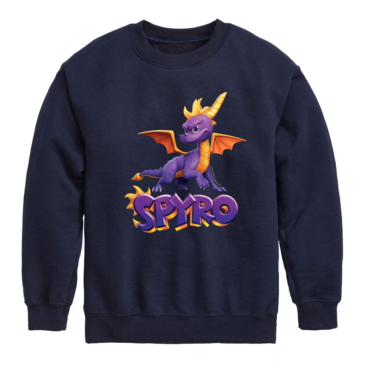 

Толстовка с логотипом Spyro и Pose для мальчиков 8–20 лет Licensed Character, синий