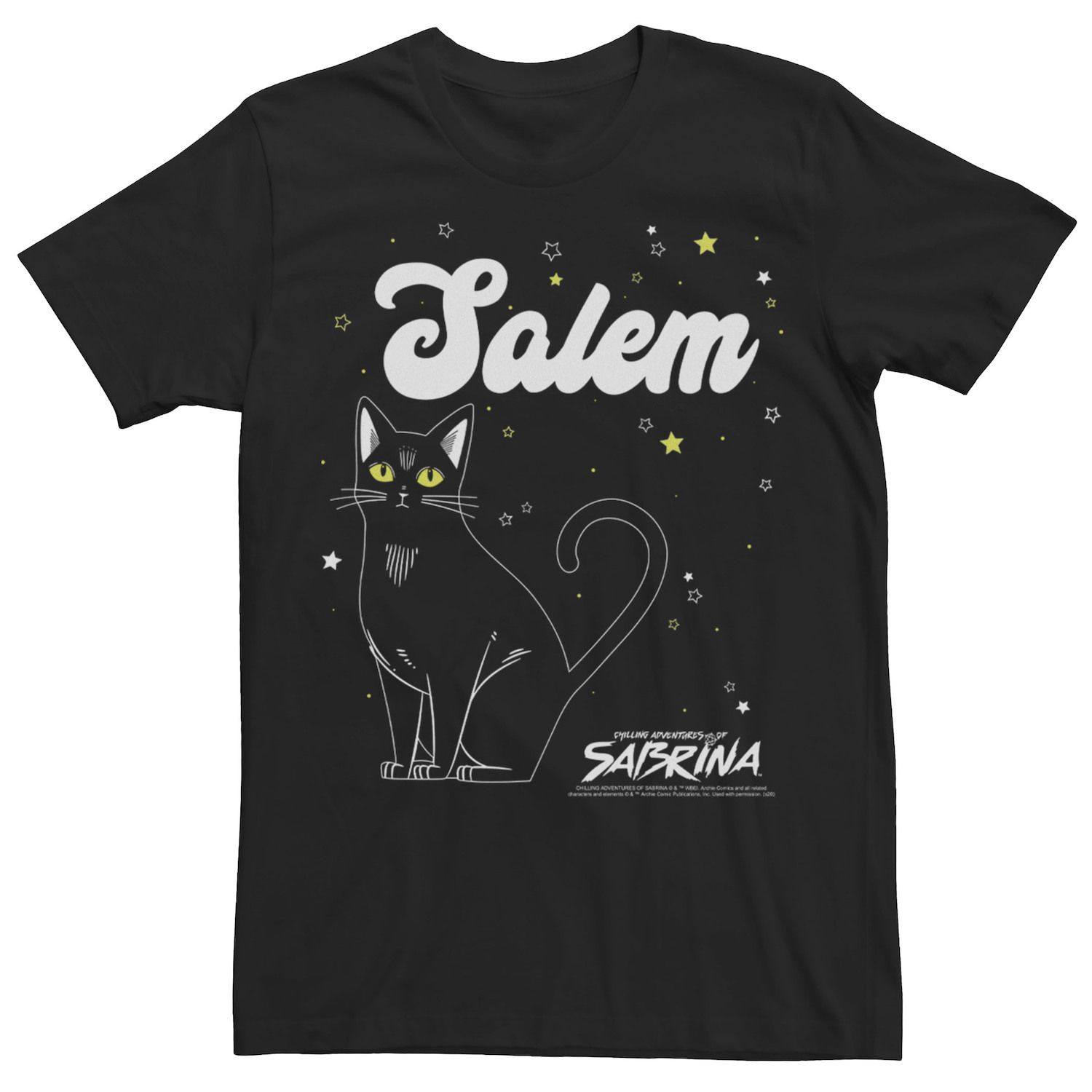 цена Мужская футболка с контуром «Леденящие душу приключения Сабрины Салема» Licensed Character
