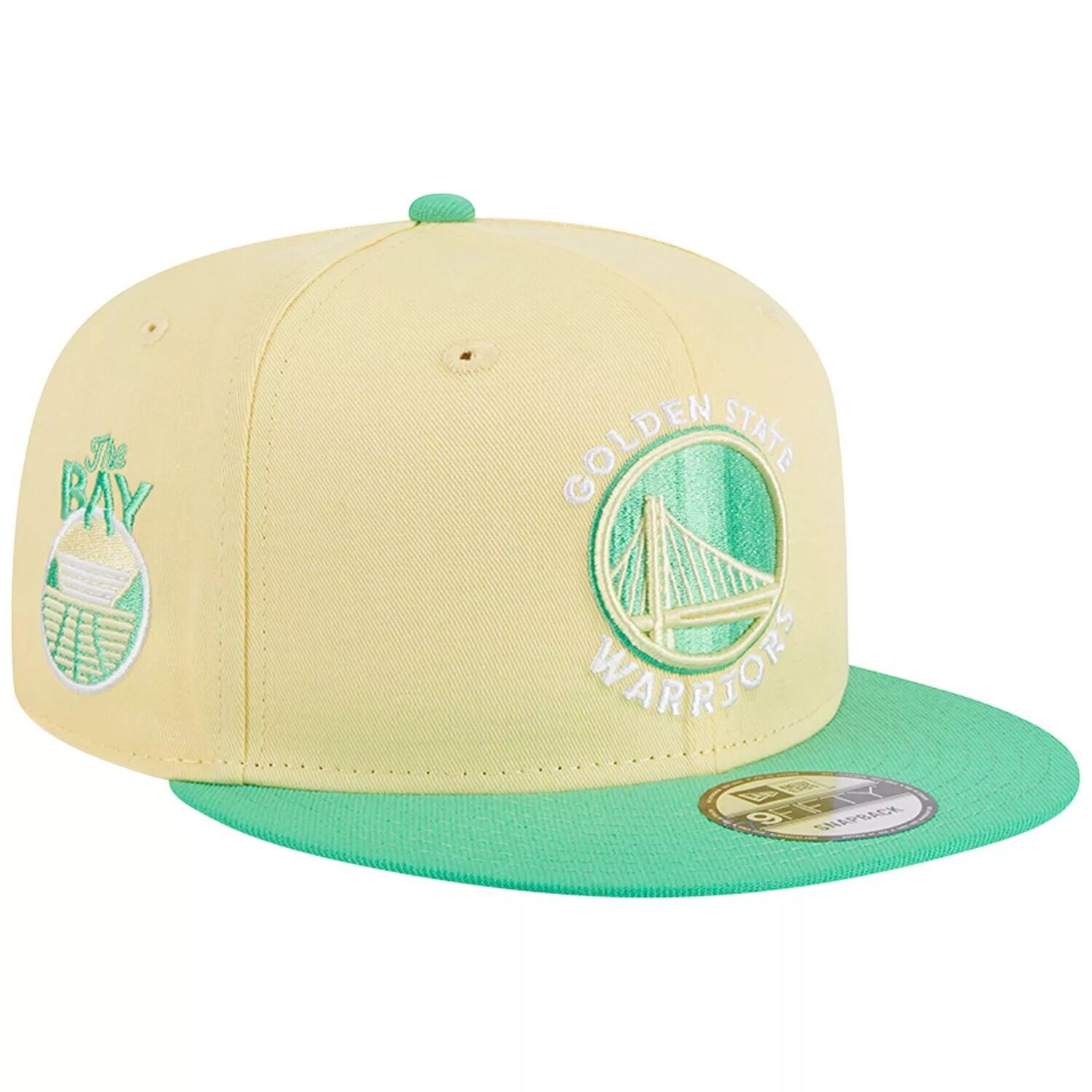 

Мужская кепка New Era желто-зеленая Golden State Warriors 9FIFTY