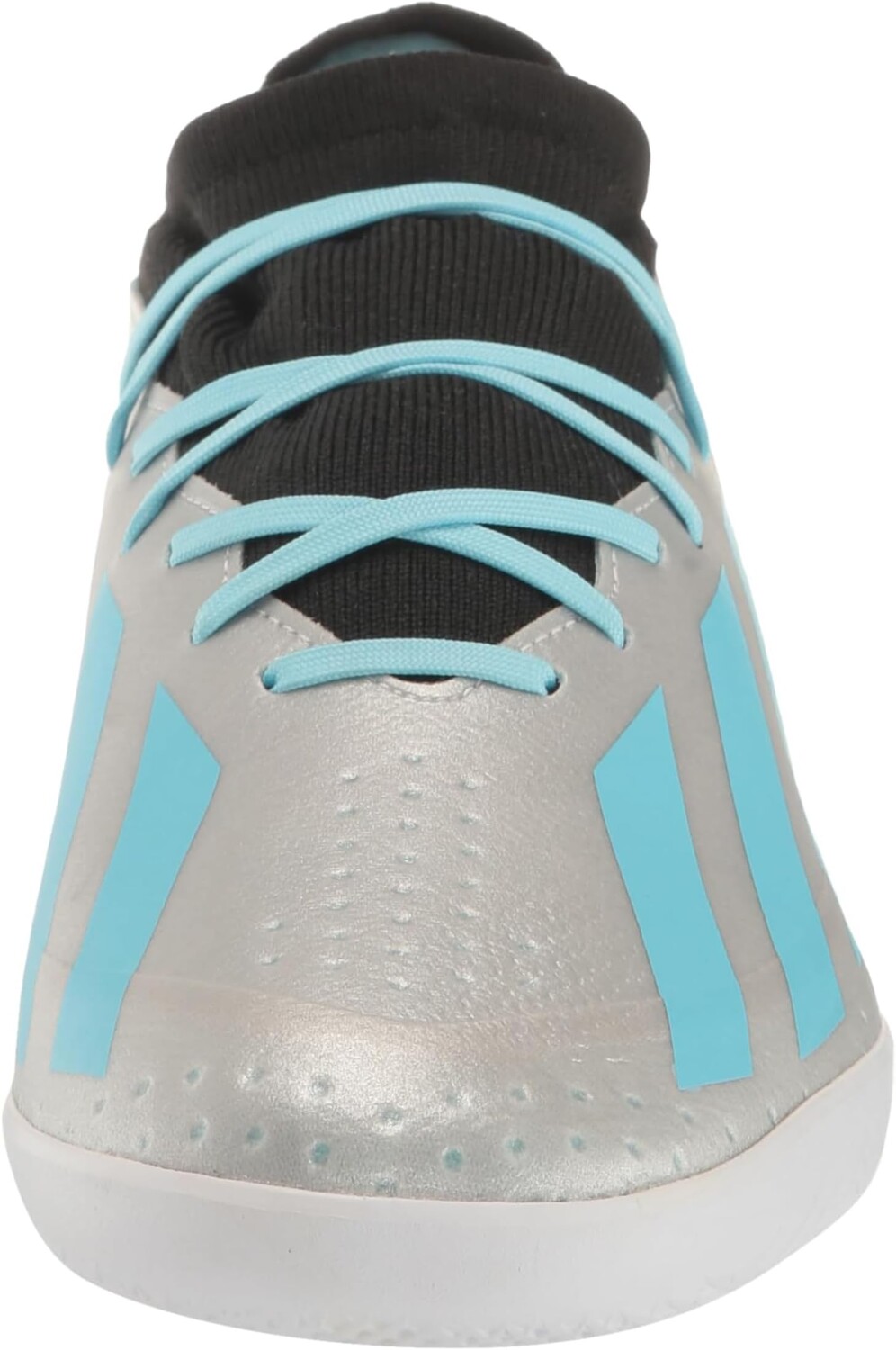 

Бутсы X Crazyfast Messi.3 Indoor adidas, цвет Silver Metallic/Bliss Blue/Core Black