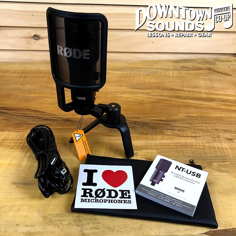 Конденсаторный микрофон RODE NT-USB Condenser Microphone микрофон rode nt usb черный