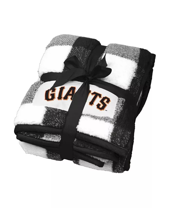 

Одеяло из морозного флиса в клетку San Francisco Giants размером 50 x 60 дюймов Logo Brands, черный