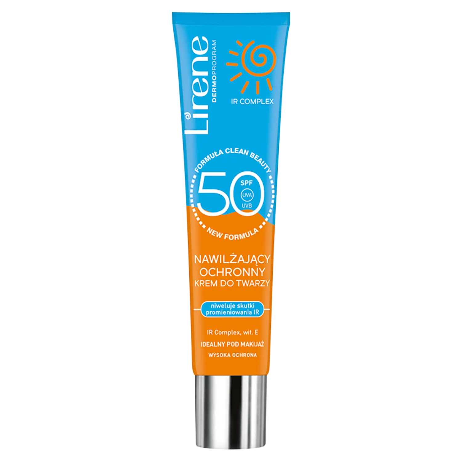 

Защитный крем для лица с spf50 Lirene Dermoprogram, 40 мл