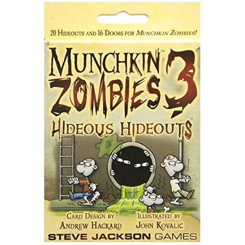 Настольная игра Munchkin Zombies 3: Hideous Hideouts