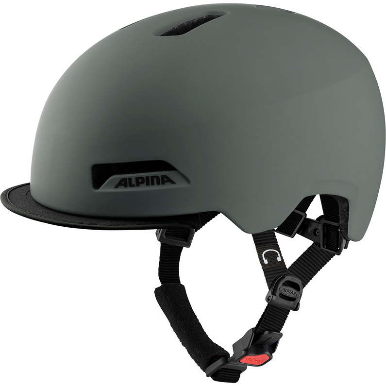 Бруклинский велосипедный шлем Alpina, серый