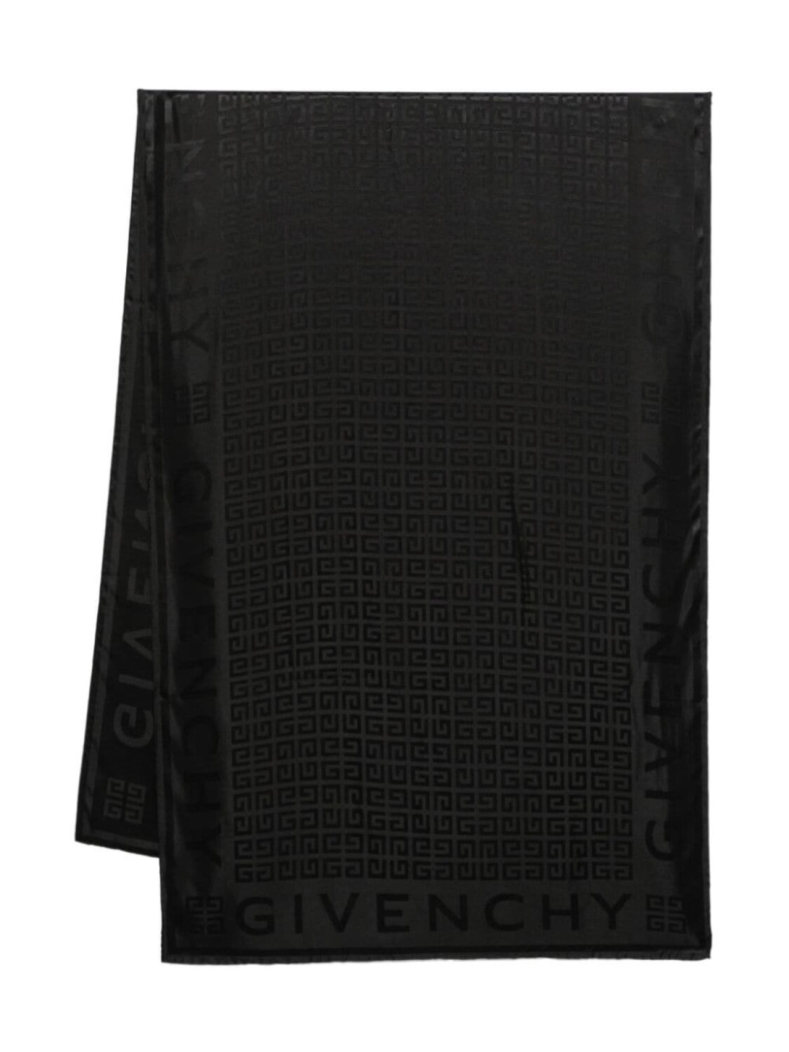 

Givenchy жаккардовый шарф с логотипом 4G, черный