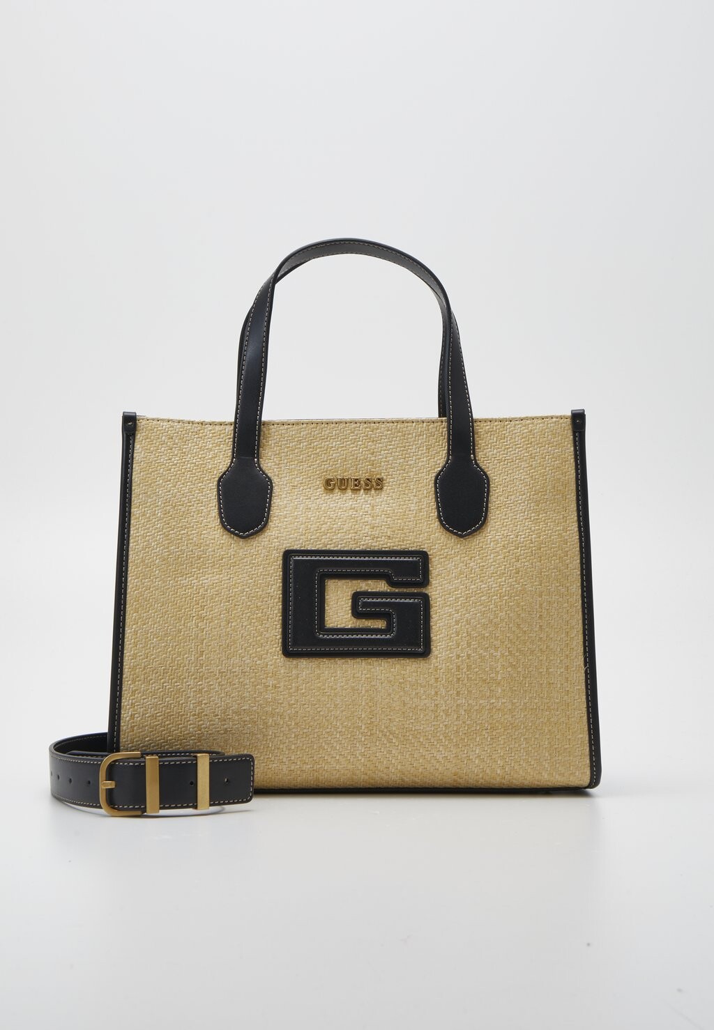 

Сумка Guess СУМКА STATUS COMPARTMENT, бежевый/черный