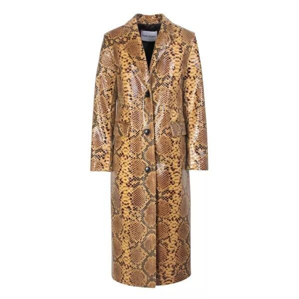 

Пальто zoie snakeskin - effect coat Stand Studio, коричневый