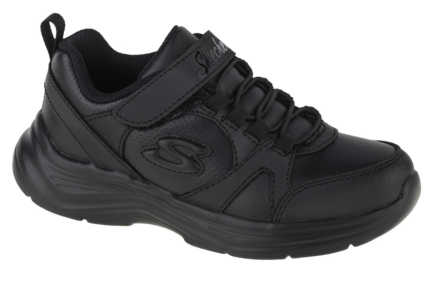 Кроссовки Skechers Glimmer Kicks School, черный кроссовки glimmer kicks 81445l skechers kids цвет black black