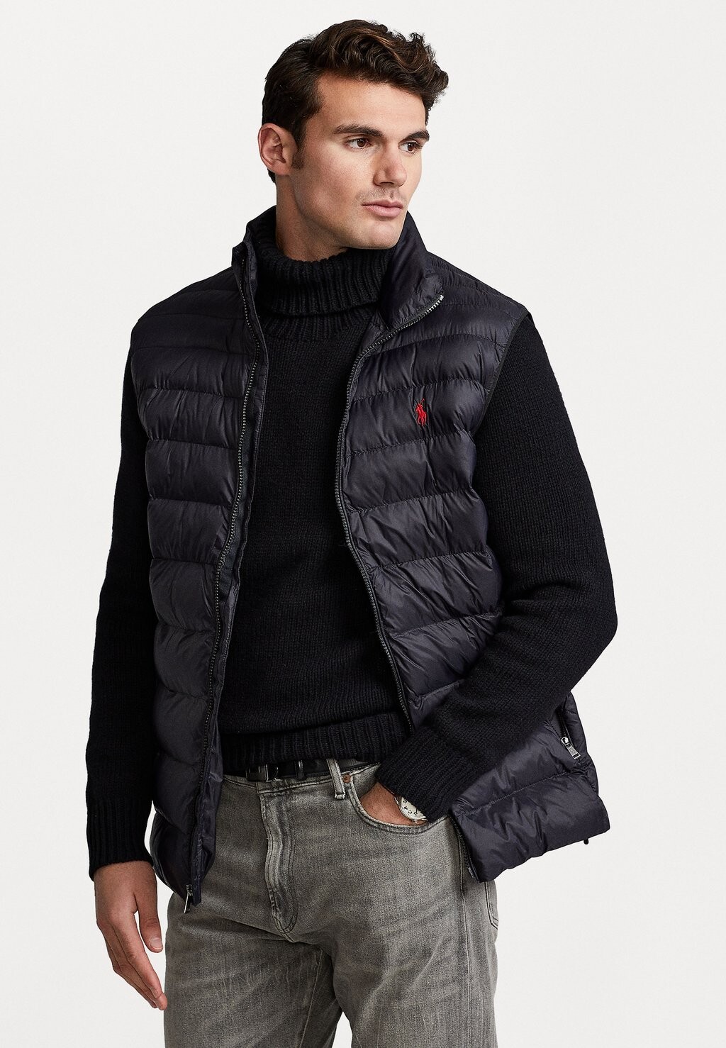 

Без рукавов THE PACKABLE VEST Polo Ralph Lauren Big & Tall, черный
