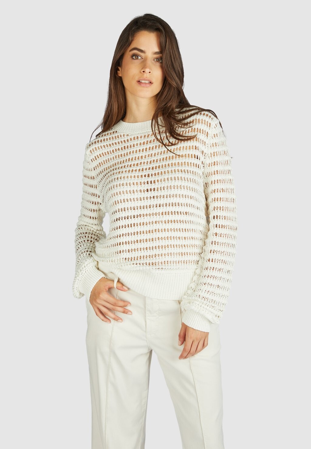 

Вязаный свитер Marc Aurel, цвет off white