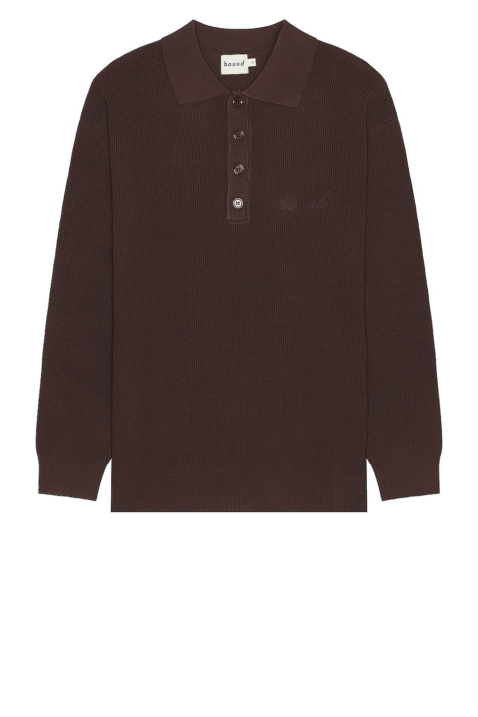 

Поло Bound Ennio Long Sleeve, цвет ENNION BROWN