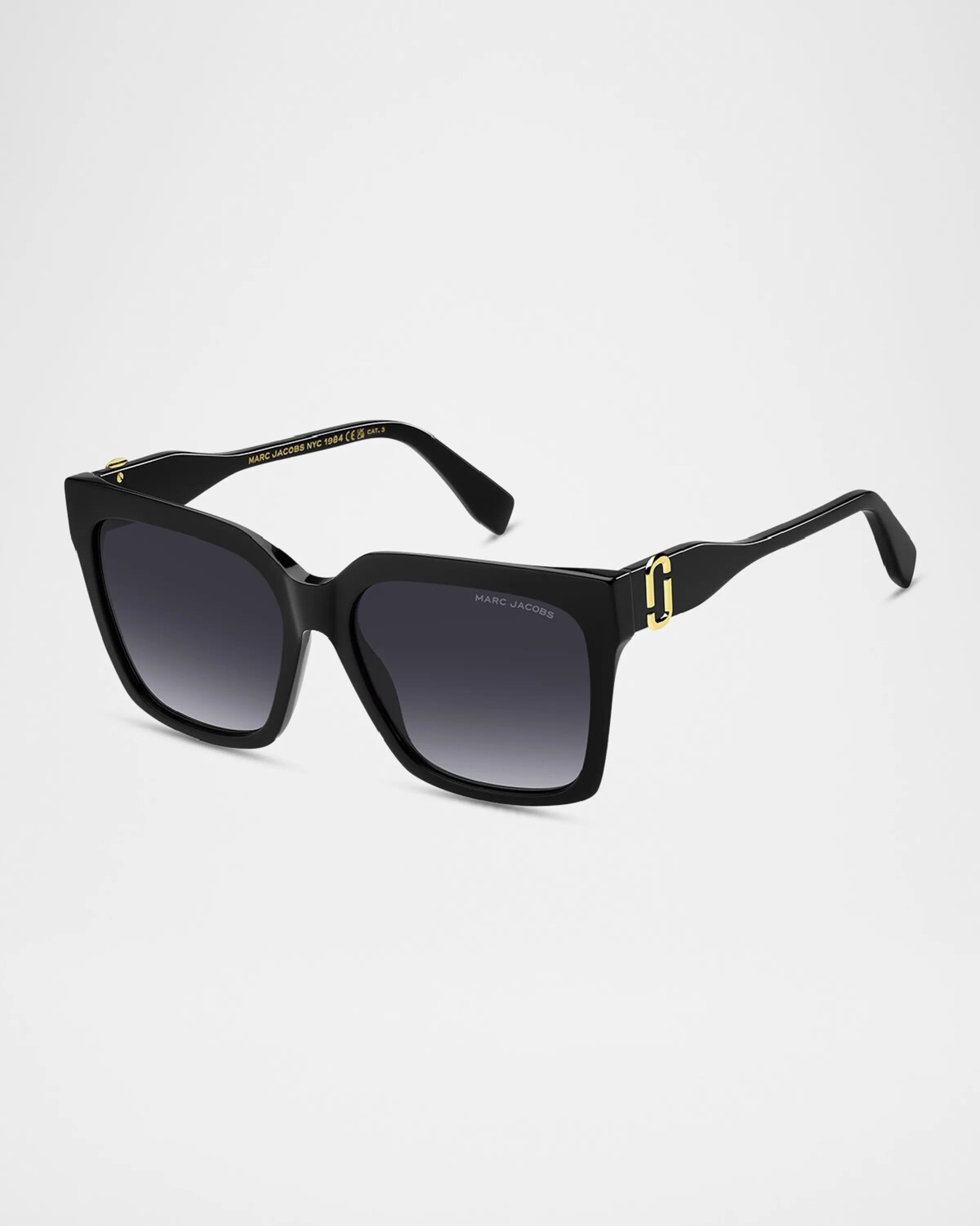 

Marc 764S Квадратные солнцезащитные очки из ацетата Marc Jacobs, черный