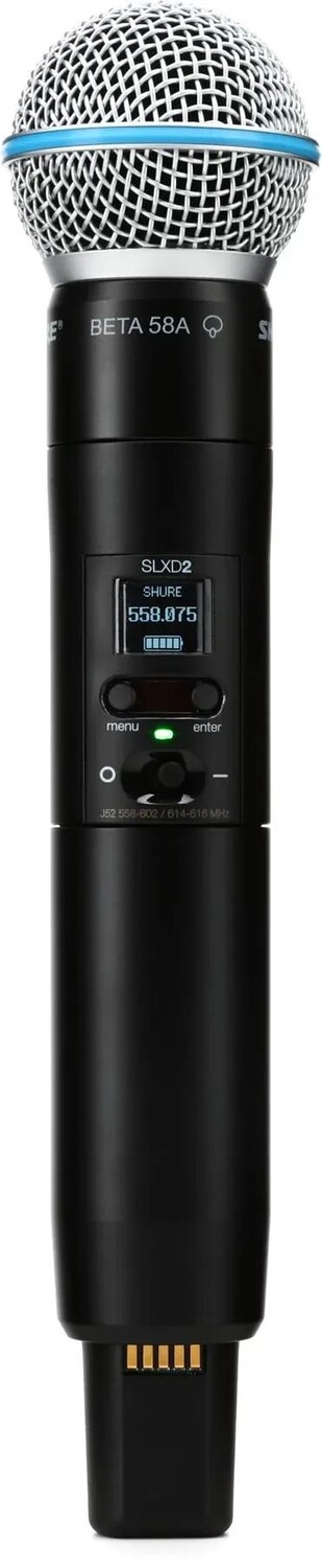 

Беспроводной ручной микрофонный передатчик Shure SLXD2/B58 — диапазон J52