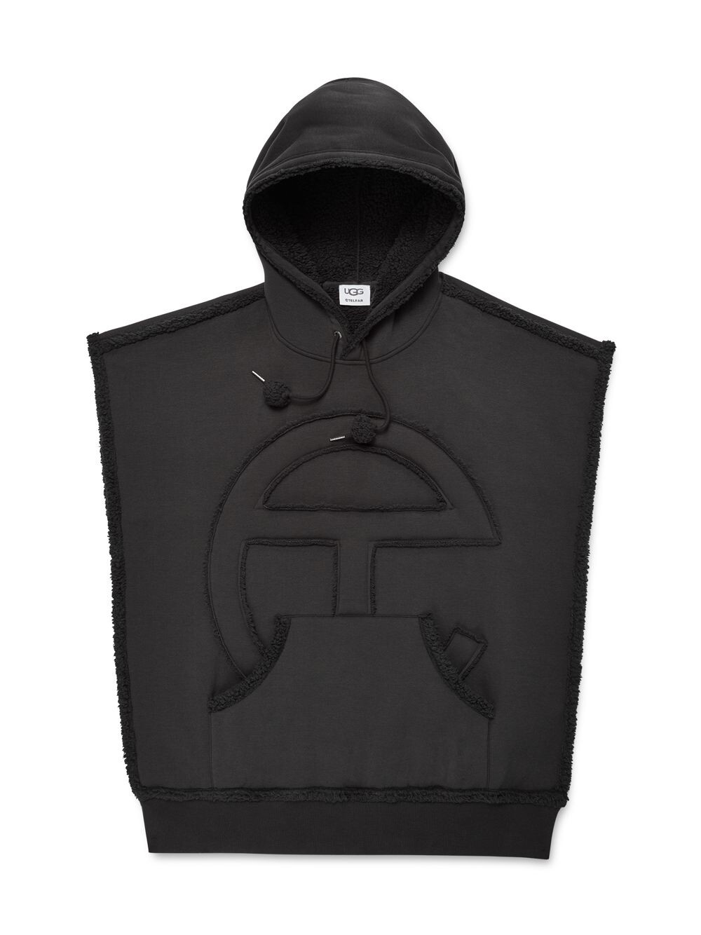 

Толстовка с капюшоном без рукавов Ugg x Telfar UGG x Telfar, черный