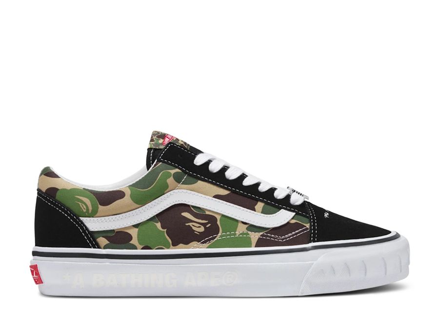 

Кроссовки Vans BAPE | A Bathing Ape X Old Skool 36, цвет ABC Camo