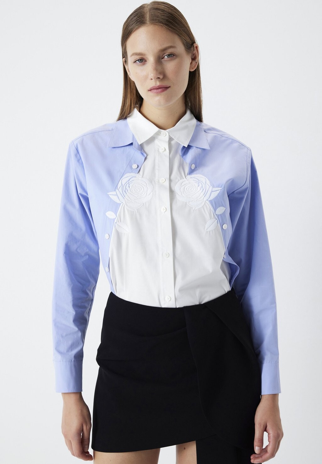 

Блузка-рубашка BLOCK EMBROIDERED Ipekyol, цвет white