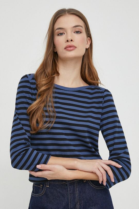 

Хлопок с длинным рукавом United Colors of Benetton, черный