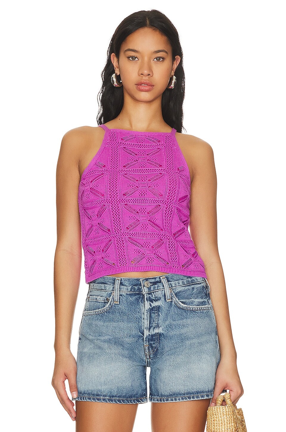 

Майка 525 Crochet Halter, цвет Orchid