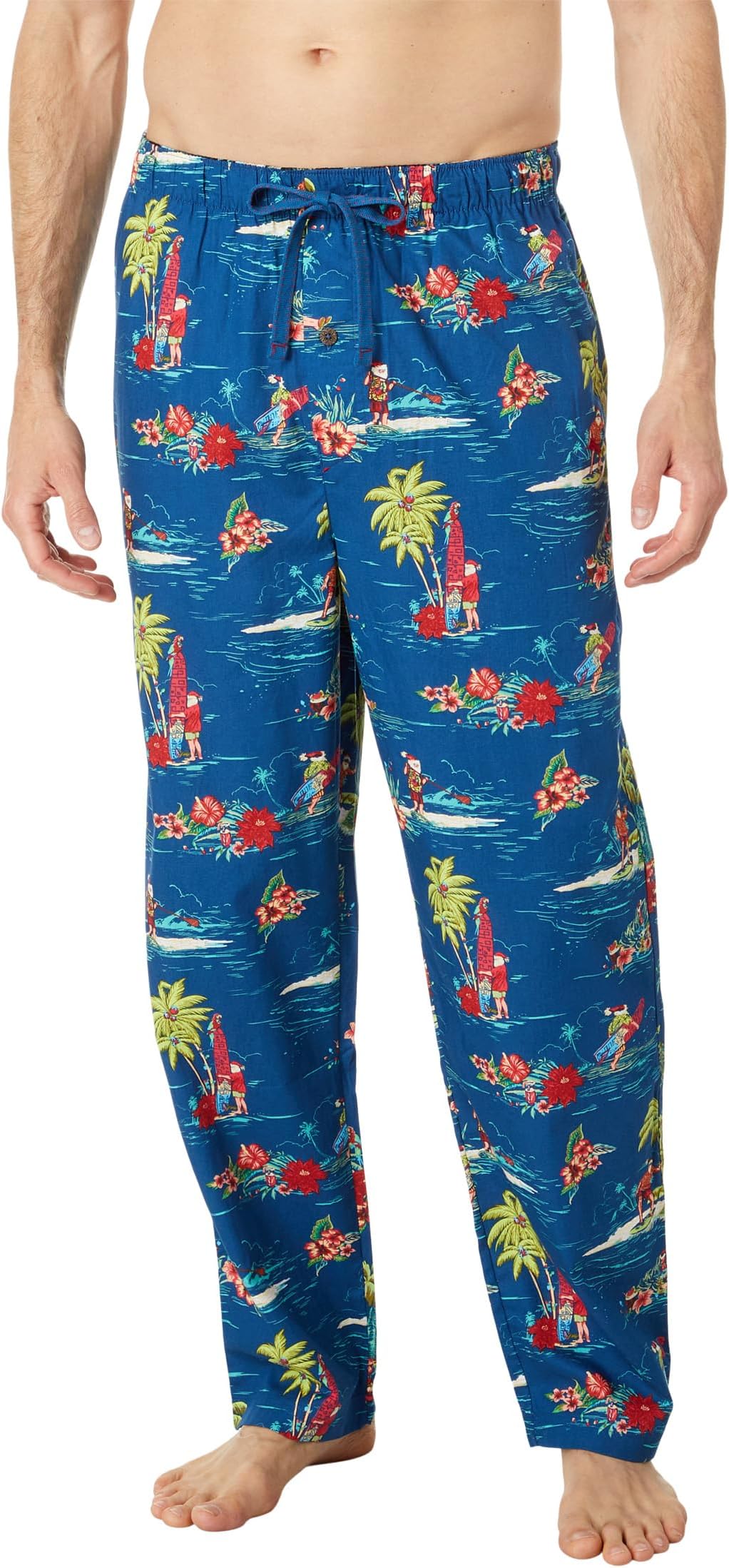Тканые пижамные штаны Tommy Bahama, цвет Beach Santa