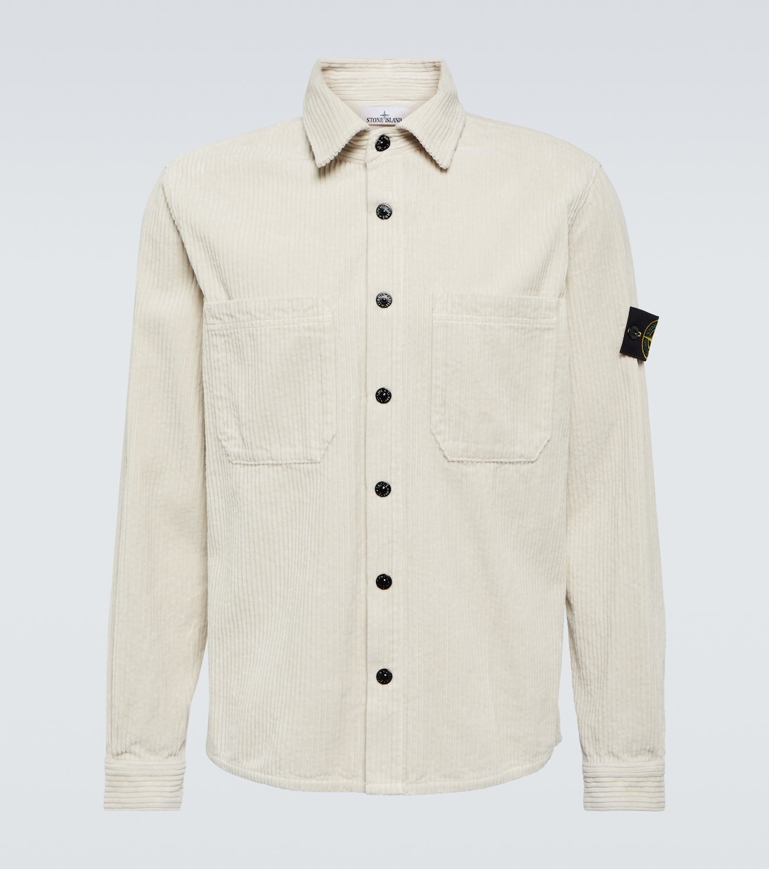 

Вельветовая рубашка Stone Island, бежевый