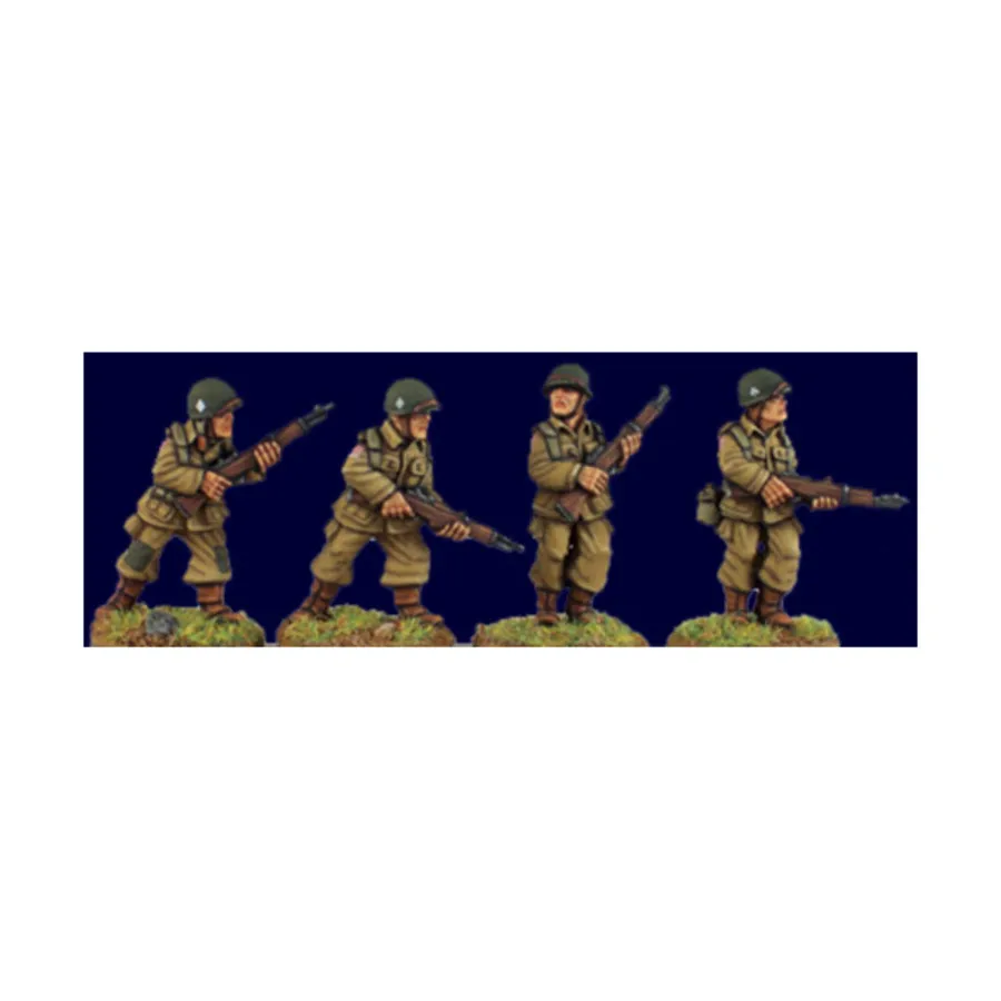 

Воздушно-десантные стрелки США I, WWII Miniatures - US Forces (28mm) (Artizan Designs)