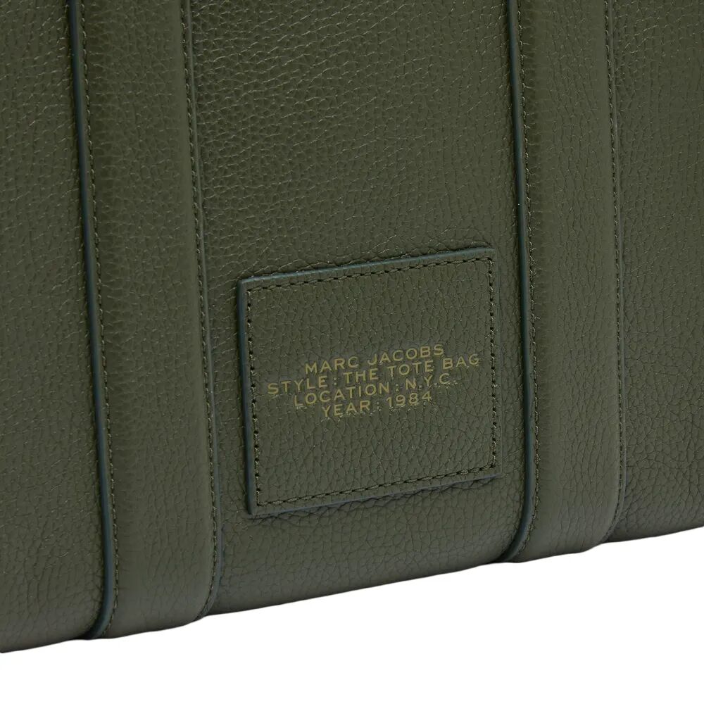 маленькая кожаная сумка тоут цвета хаки the monogram marc jacobs Marc Jacobs Маленькая кожаная сумка-тоут, зеленый