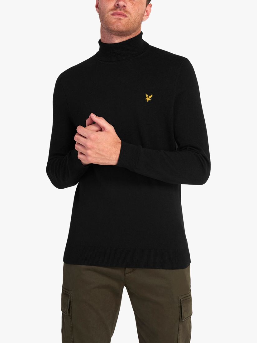 

Джемпер с высоким воротником Lyle & Scott, черный