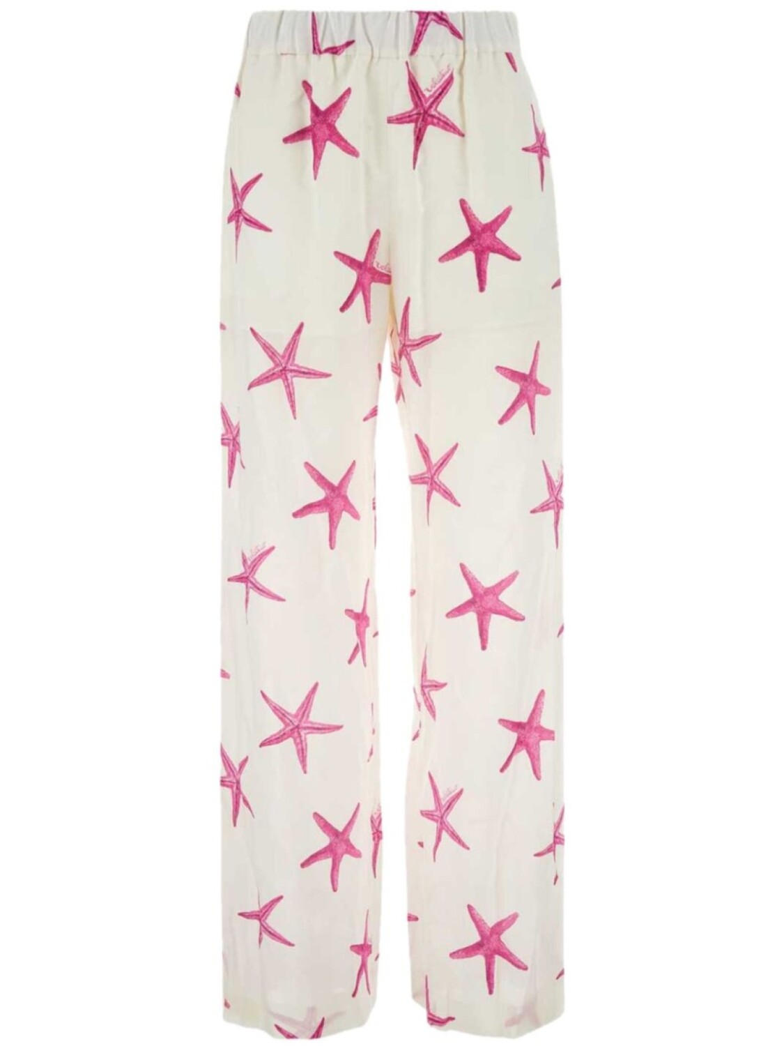 

Valentino Garavani брюки из крепдешина Starfish, нейтральный цвет