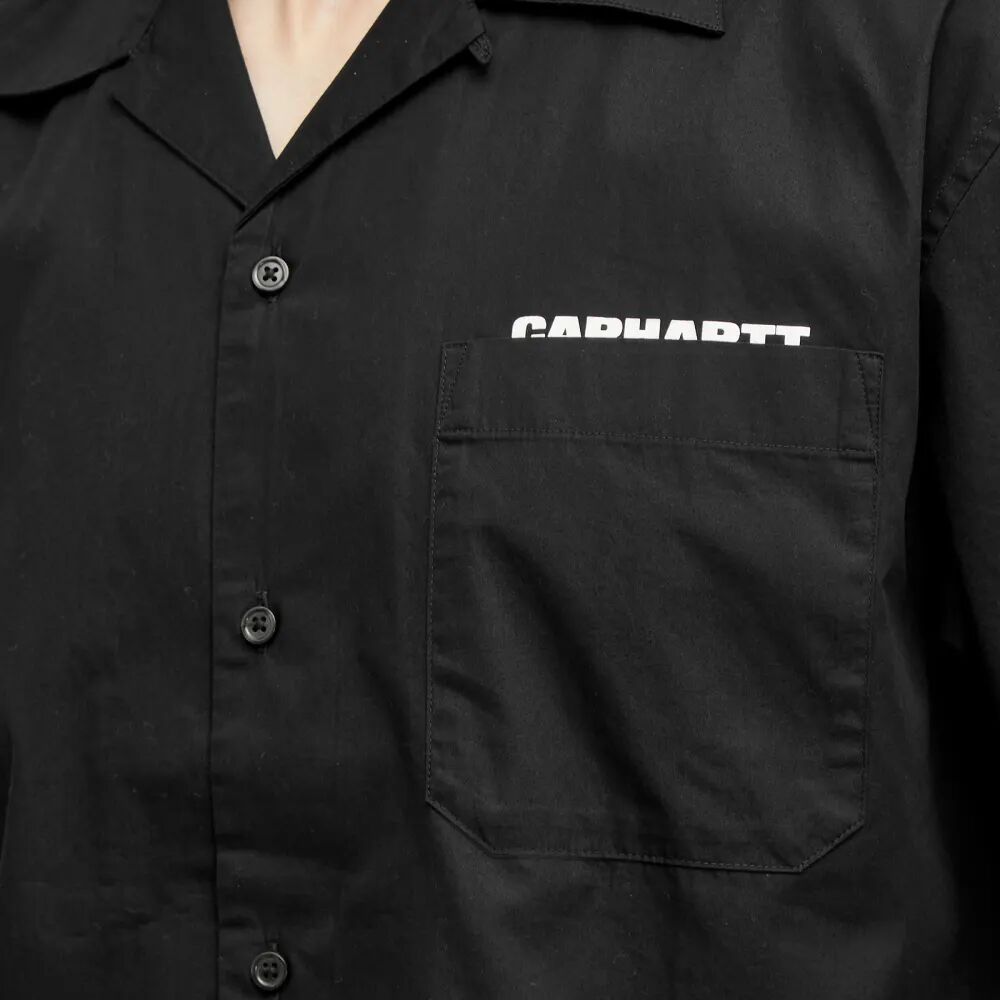 

Carhartt WIP Отпускная рубашка Link Script, черный