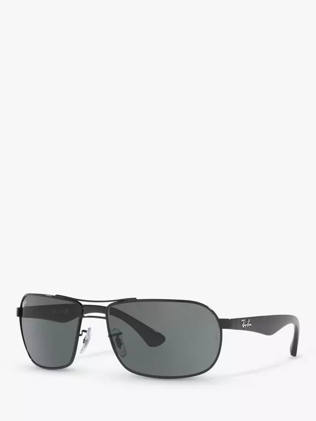 

Солнцезащитные очки Ray-Ban 0RB3492 Men's Polarised Square, черный