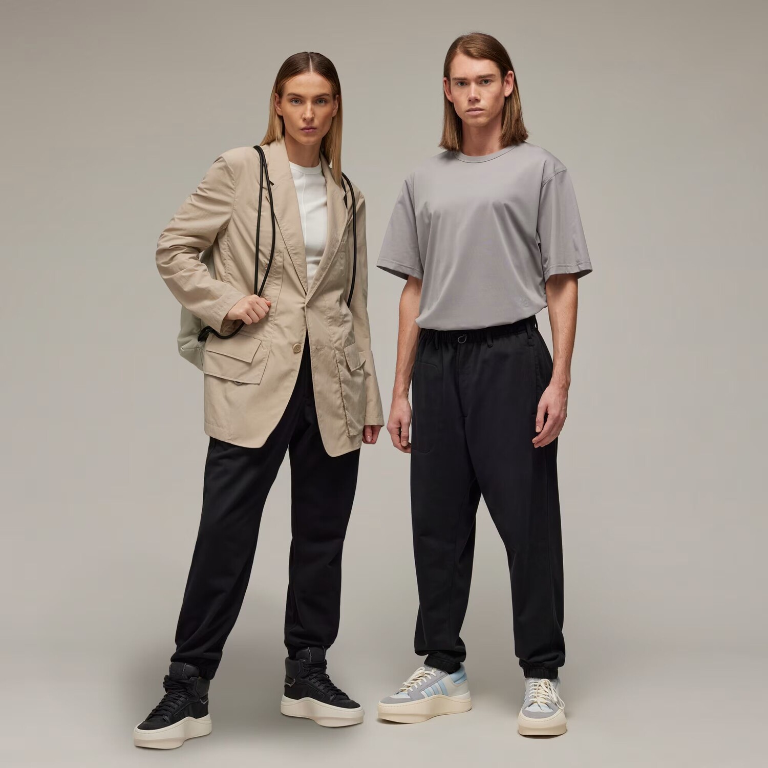 

Спортивные брюки из французского терри Y-3 Adidas