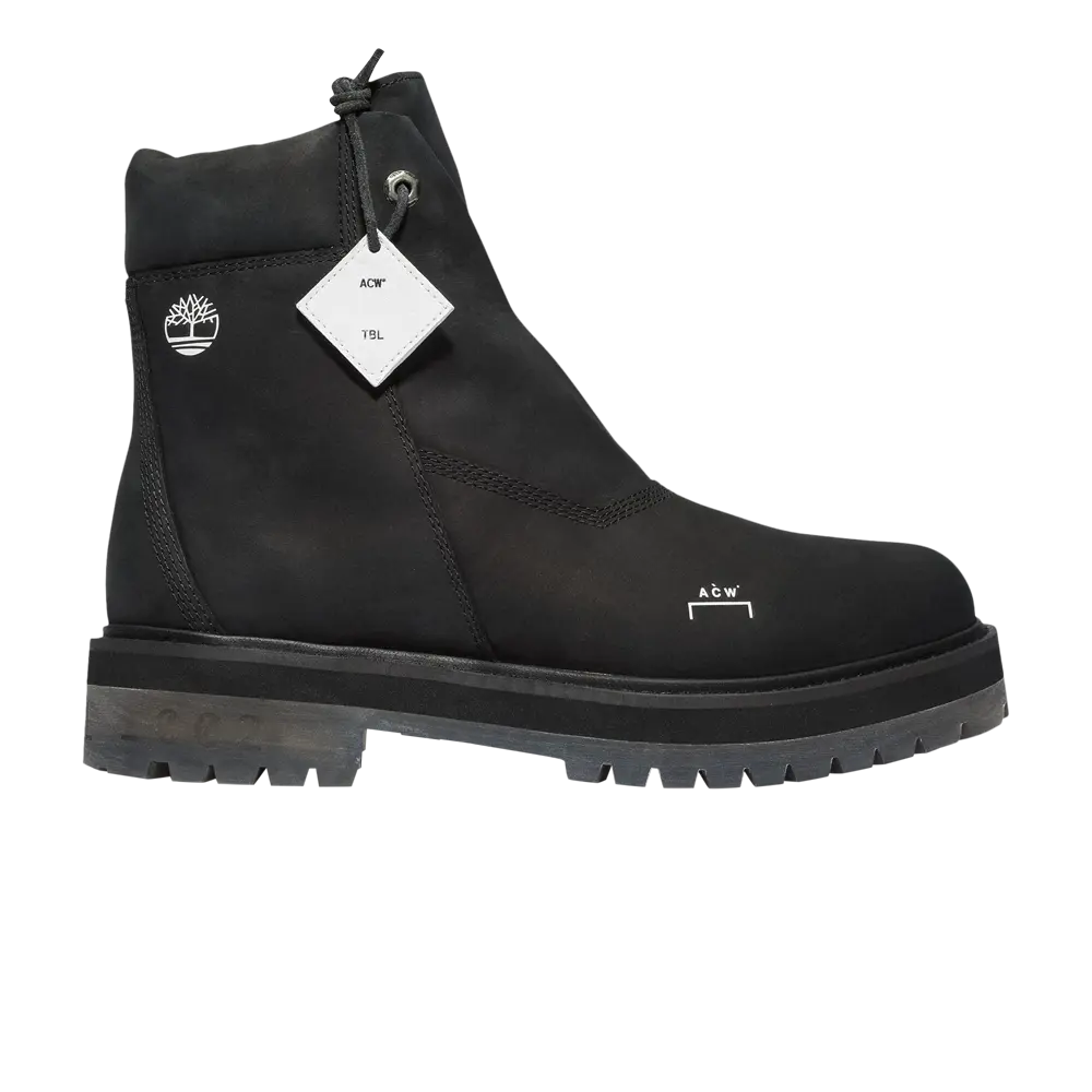 

Ботинок A-Cold-Wall* x 6 дюймов с боковой молнией Timberland, черный