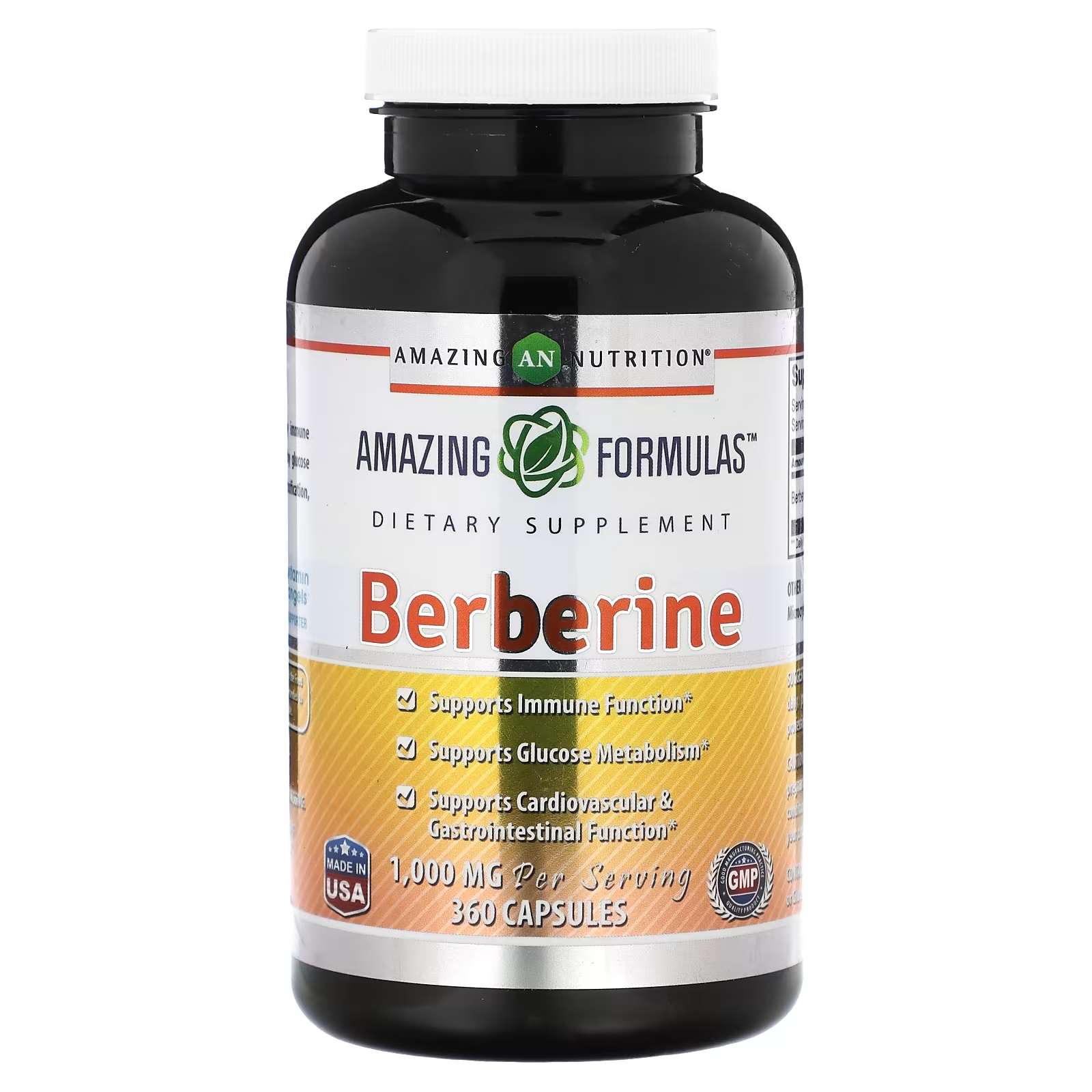 цена Пищевая добавка Amazing Nutrition Berberine 1000 мг