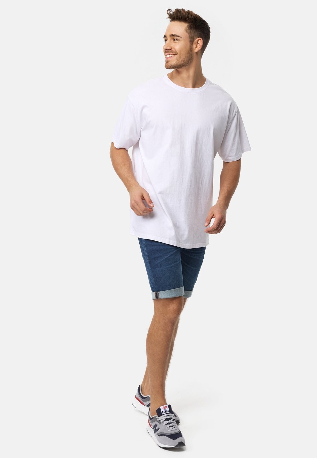 

Джинсовые шорты INDICODE JEANS, темно-синий