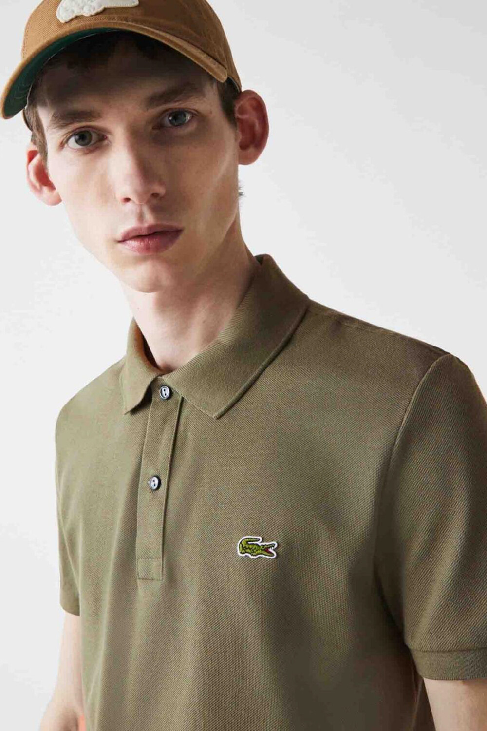 

Футболка-поло – зеленая – стандартного кроя Lacoste, зеленый