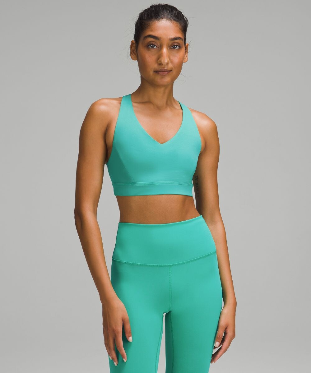 

Спортивный бюсгальтер Lululemon, зеленый