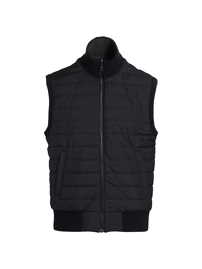 

Стеганый двусторонний жилет Ralph Lauren Purple Label, серый
