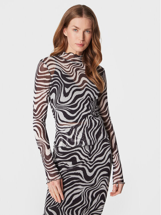 

Блуза стандартного кроя Gina Tricot, черный