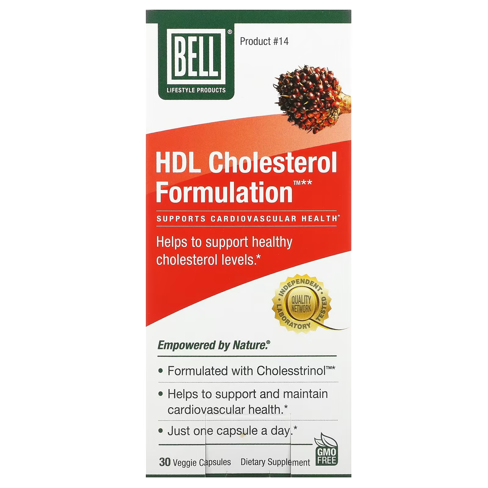 Формула холестерина ЛПВП Bell Lifestyle, 30 растительных капсул
