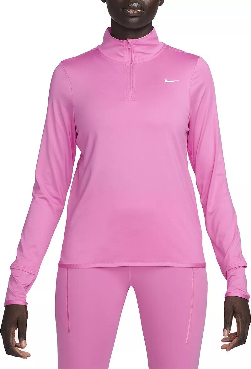 

Женская беговая футболка Nike Dri-FIT Swift Element UV с молнией 1/4