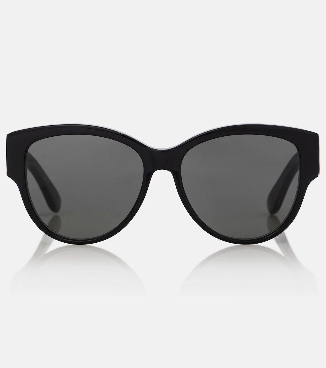 солнцезащитные очки sl 276 mica в оправе кошачий глаз saint laurent черный Солнцезащитные очки SL M3 в оправе «кошачий глаз» Saint Laurent, черный