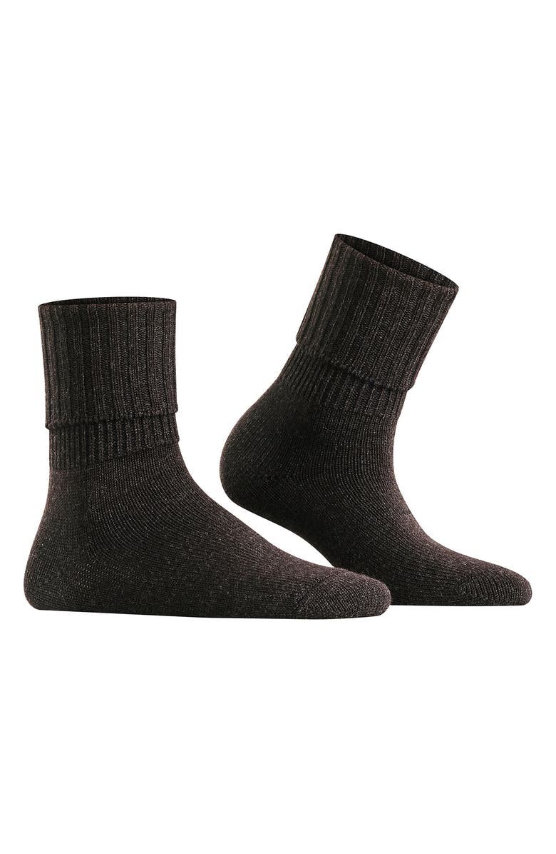 

Носки с ребристыми манжетами Striggings FALKE, черный