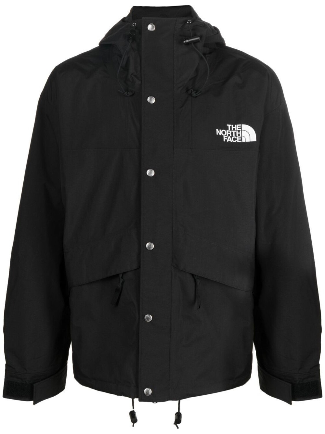 

The North Face куртка с капюшоном и логотипом, черный