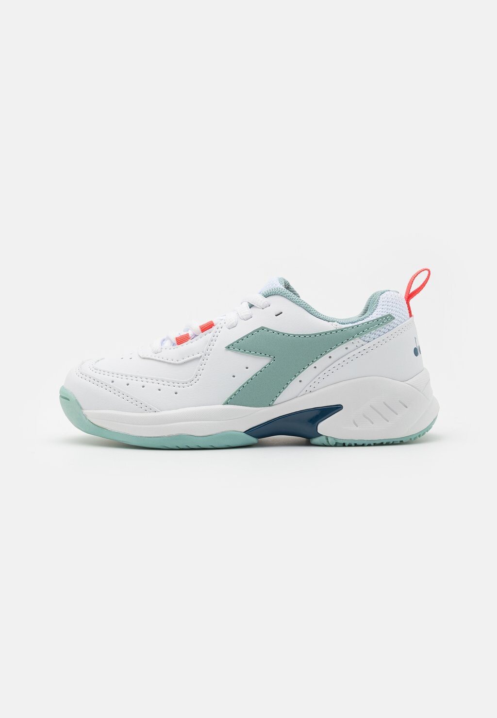 

Все туфли для тенниса Challenge 5 Jr Unisex Diadora, цвет white/surf spray/legion blue