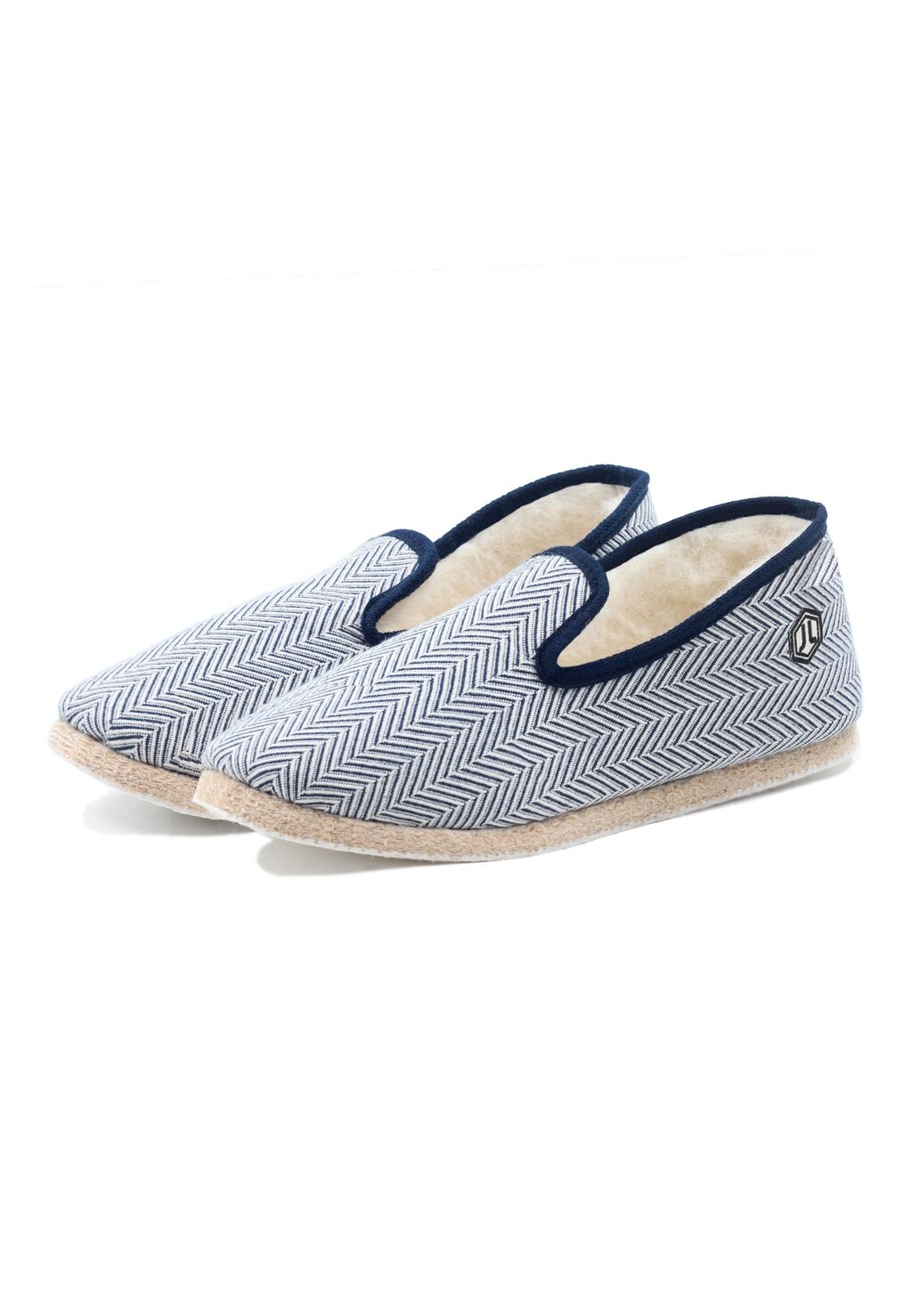 

Тапочки CHARENTAISES Jules & Jenn, цвет blanc bleu