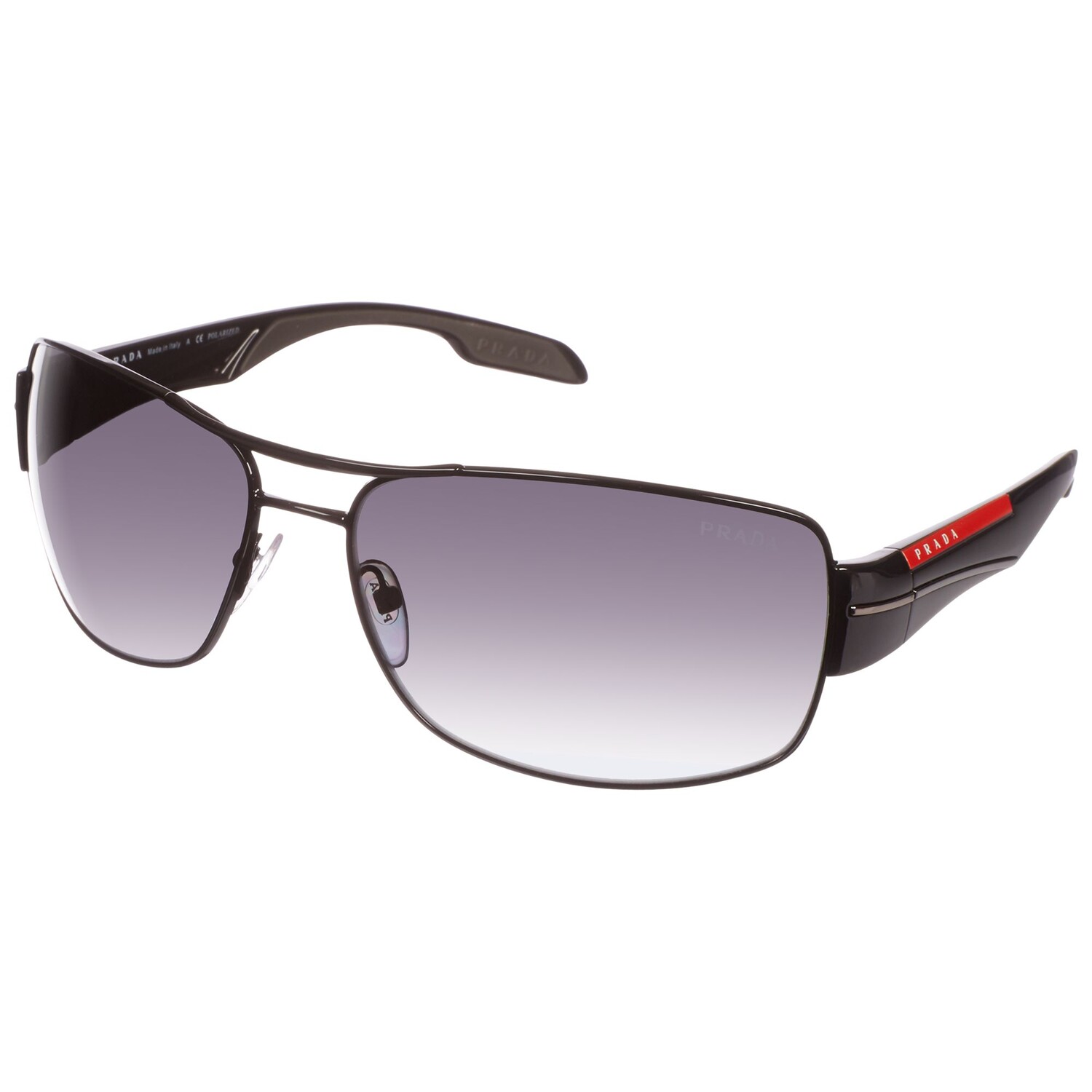 

Prada Linea Rossa PS53NS Спортивные поляризованные солнцезащитные очки, черные