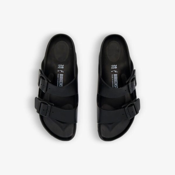 

Резиновые сандалии arizona с двумя ремешками Birkenstock, черный