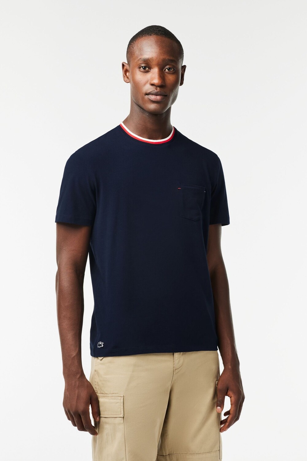 

Синяя футболка Core Essentials из коллекции одежды для дома Lacoste, синий